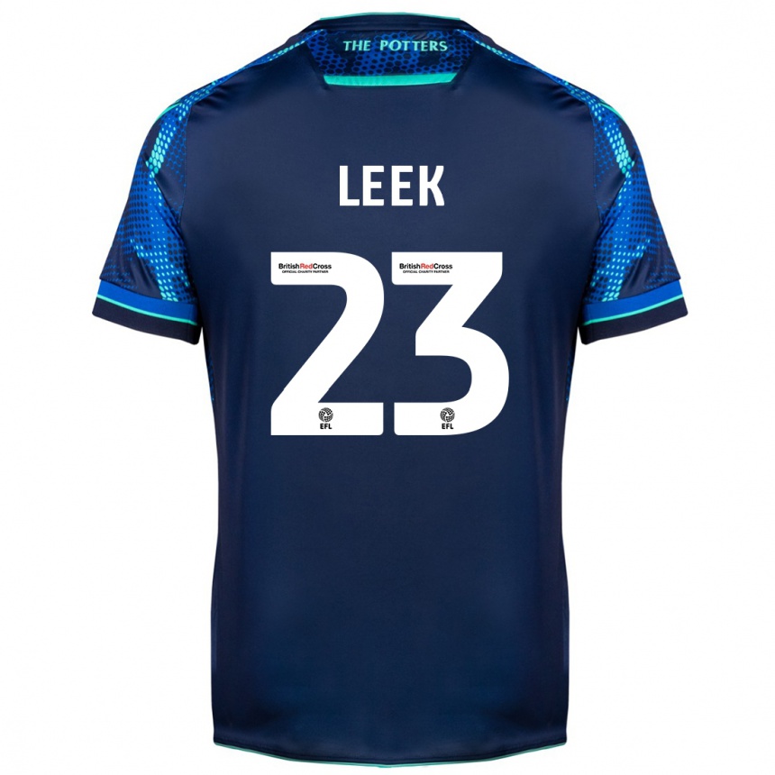 Kids Football Ellie Leek #23 Navy Away Jersey 2023/24 T-Shirt Canada