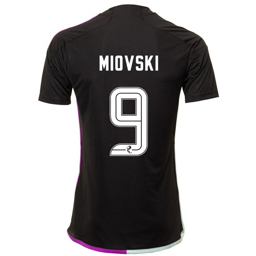 Enfant Football Maillot Bojan Miovski #9 Noir Tenues Extérieur 2023/24 Canada