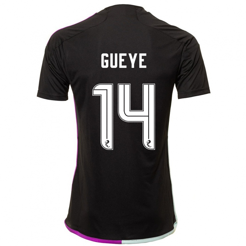 Enfant Football Maillot Pape Habib Gueye #14 Noir Tenues Extérieur 2023/24 Canada