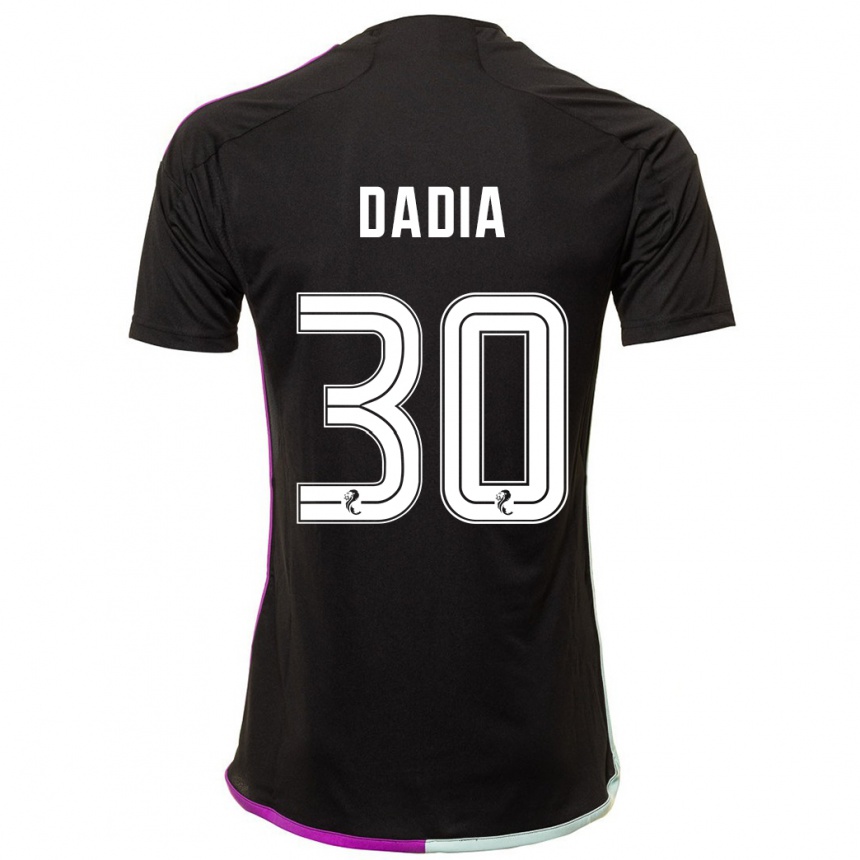 Enfant Football Maillot Or Dadia #30 Noir Tenues Extérieur 2023/24 Canada