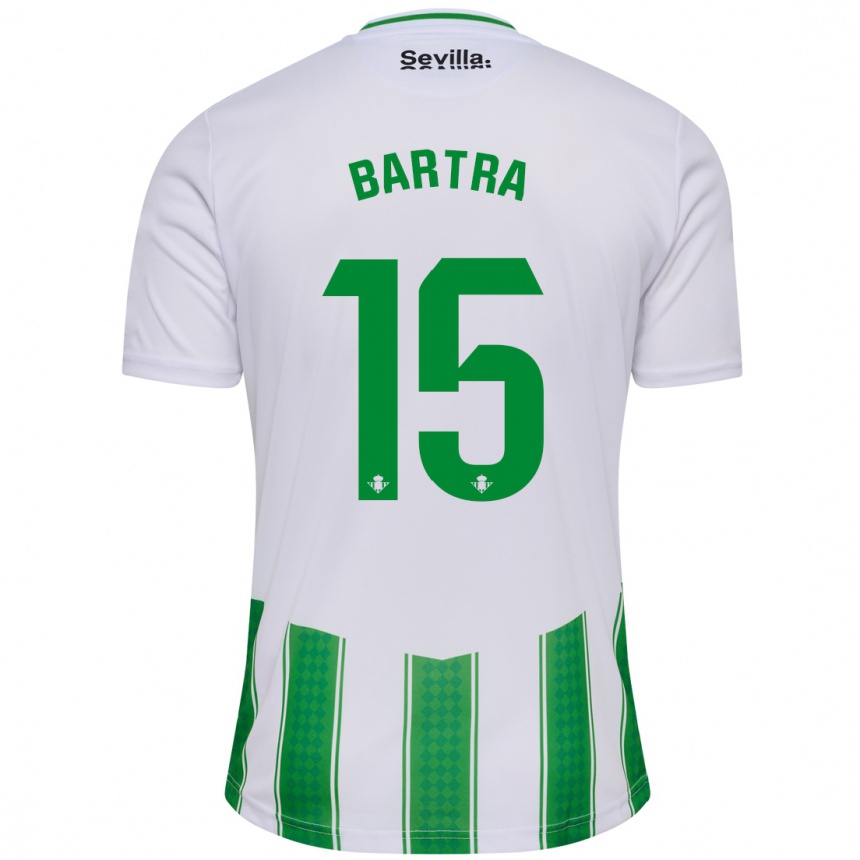 Homme Football Maillot Marc Bartra #15 Blanc Tenues Domicile 2023/24 Canada