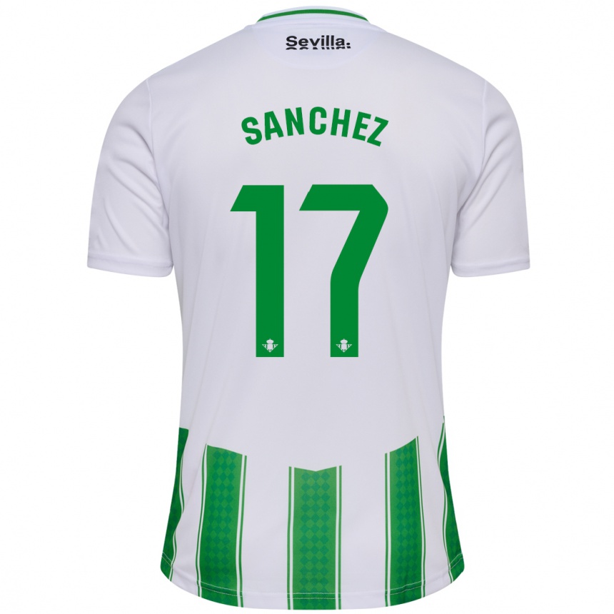 Men Football Rodri Sánchez #17 White Home Jersey 2023/24 T-Shirt Canada