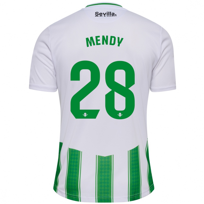 Homme Football Maillot Nobel Mendy #28 Blanc Tenues Domicile 2023/24 Canada