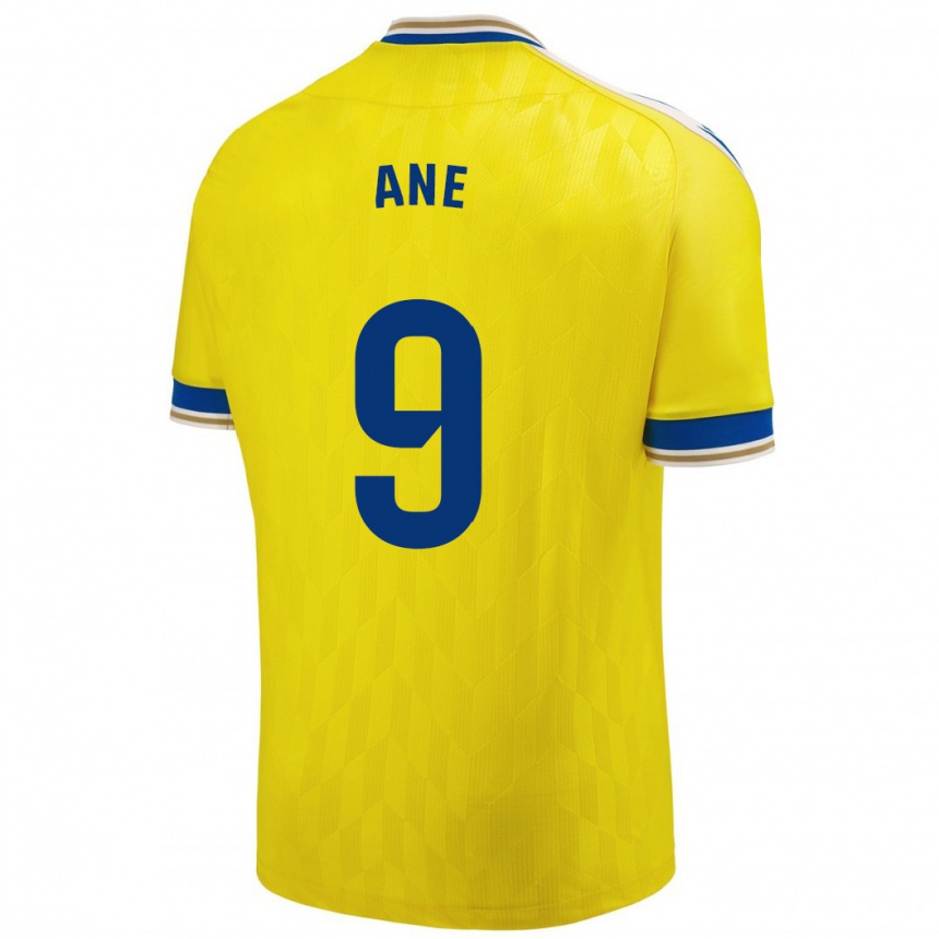 Homme Football Maillot Ane López De Heredia Alcelay #9 Jaune Tenues Domicile 2023/24 Canada