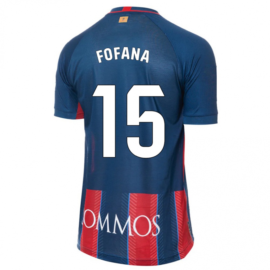 Men Football Fadia Fofana #15 Navy Home Jersey 2023/24 T-Shirt Canada