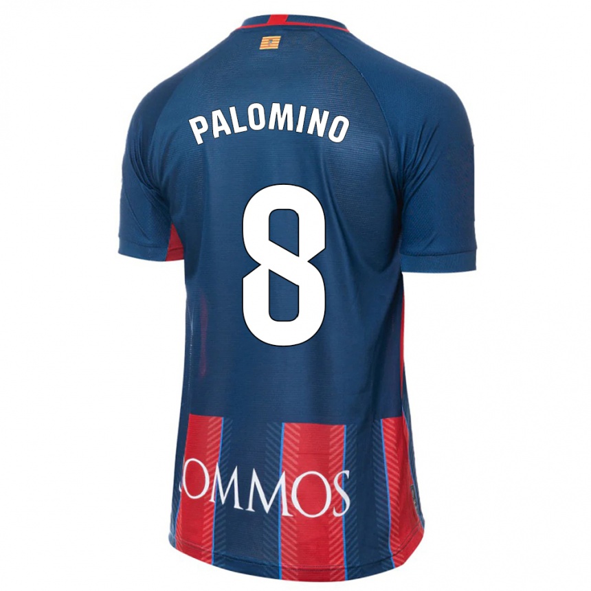 Homme Football Maillot Laura Palomino #8 Marin Tenues Domicile 2023/24 Canada