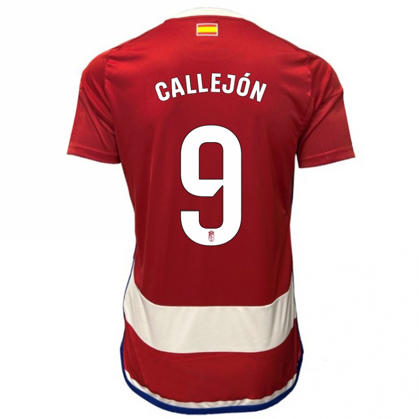 Homme Football Maillot José Callejón #9 Rouge Tenues Domicile 2023/24 Canada