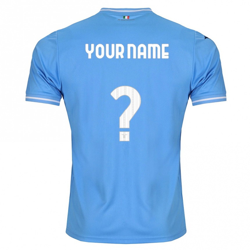 Men Football Your Name #0 Blue Home Jersey 2023/24 T-Shirt Canada