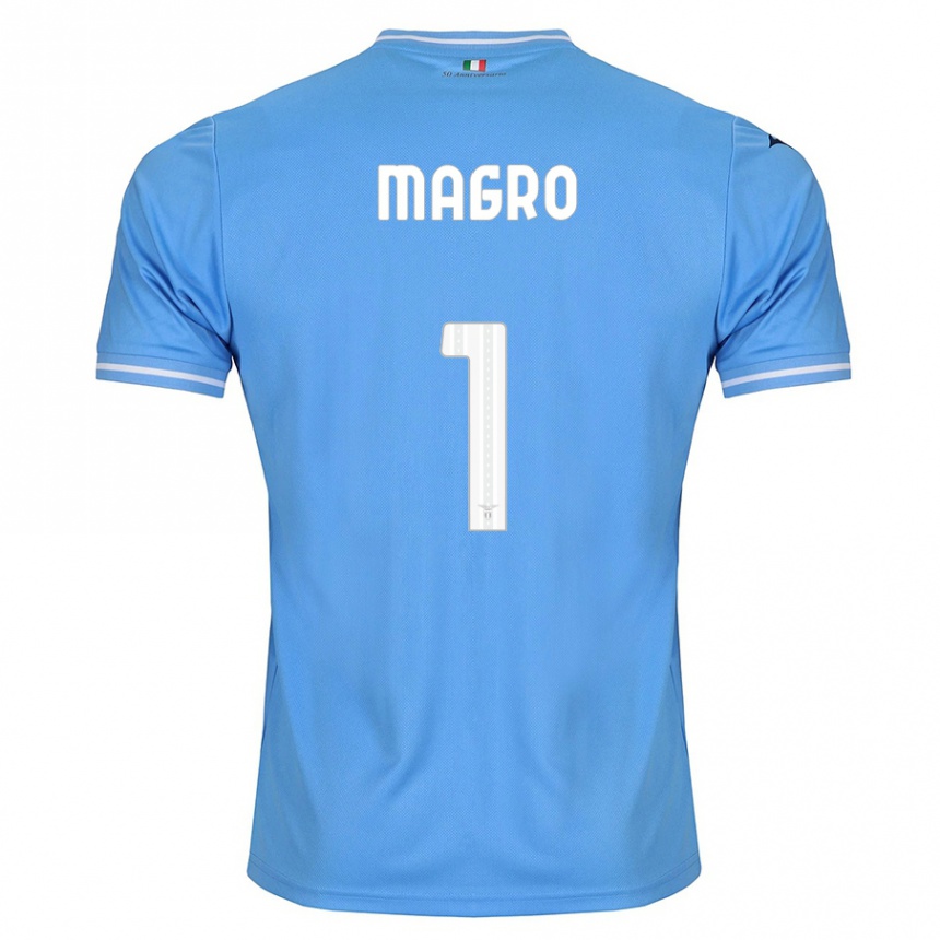 Homme Football Maillot Federico Magro #1 Bleu Tenues Domicile 2023/24 Canada