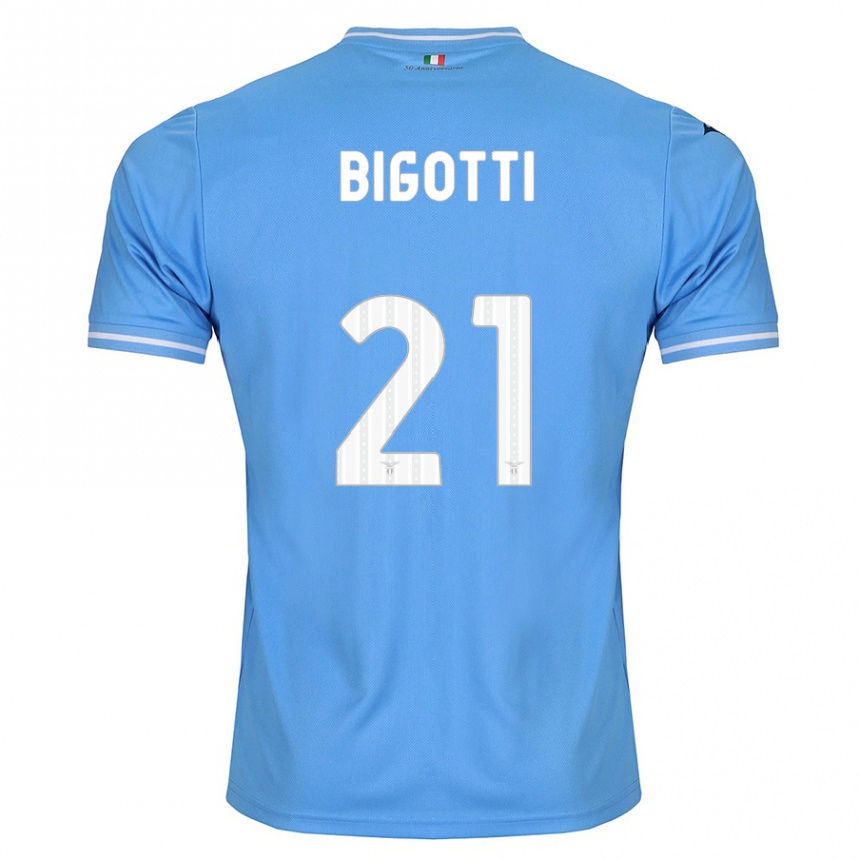 Homme Football Maillot Massimo Bigotti #21 Bleu Tenues Domicile 2023/24 Canada