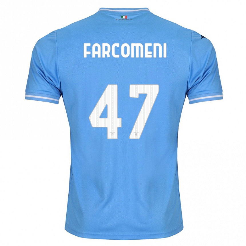 Homme Football Maillot Valerio Farcomeni #47 Bleu Tenues Domicile 2023/24 Canada