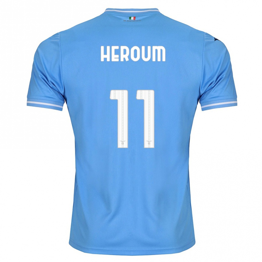 Homme Football Maillot Nora Heroum #11 Bleu Tenues Domicile 2023/24 Canada