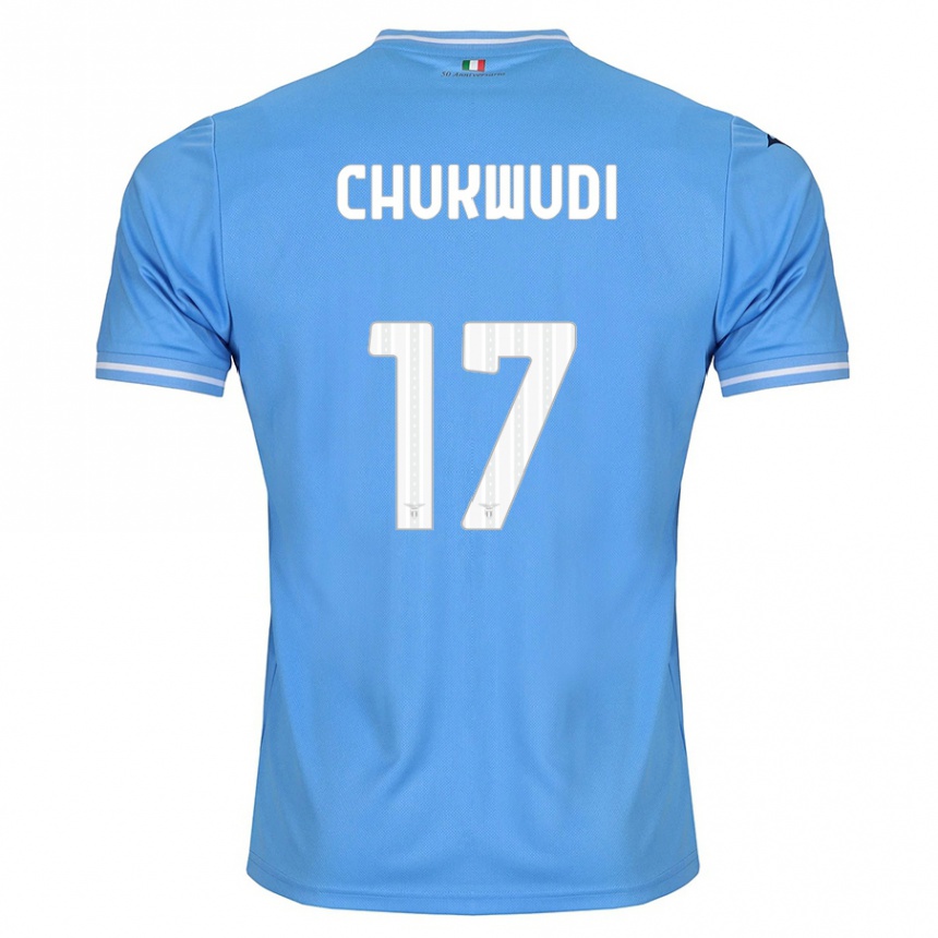 Men Football Ogonna Franca Chukwudi #17 Blue Home Jersey 2023/24 T-Shirt Canada