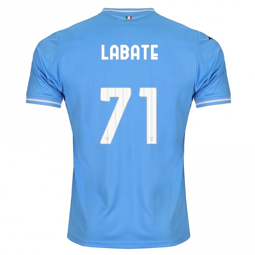 Homme Football Maillot Camilla Labate #71 Bleu Tenues Domicile 2023/24 Canada