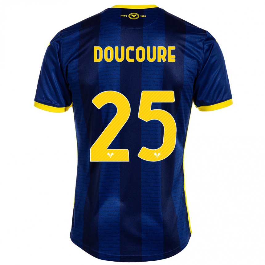 Homme Football Maillot Mamedi Doucouré #25 Marin Tenues Domicile 2023/24 Canada