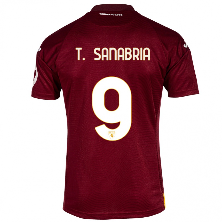 Men Football Antonio Sanabria #9 Dark Red Home Jersey 2023/24 T-Shirt Canada