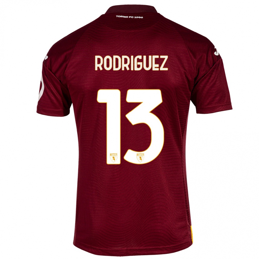 Men Football Ricardo Rodríguez #13 Dark Red Home Jersey 2023/24 T-Shirt Canada