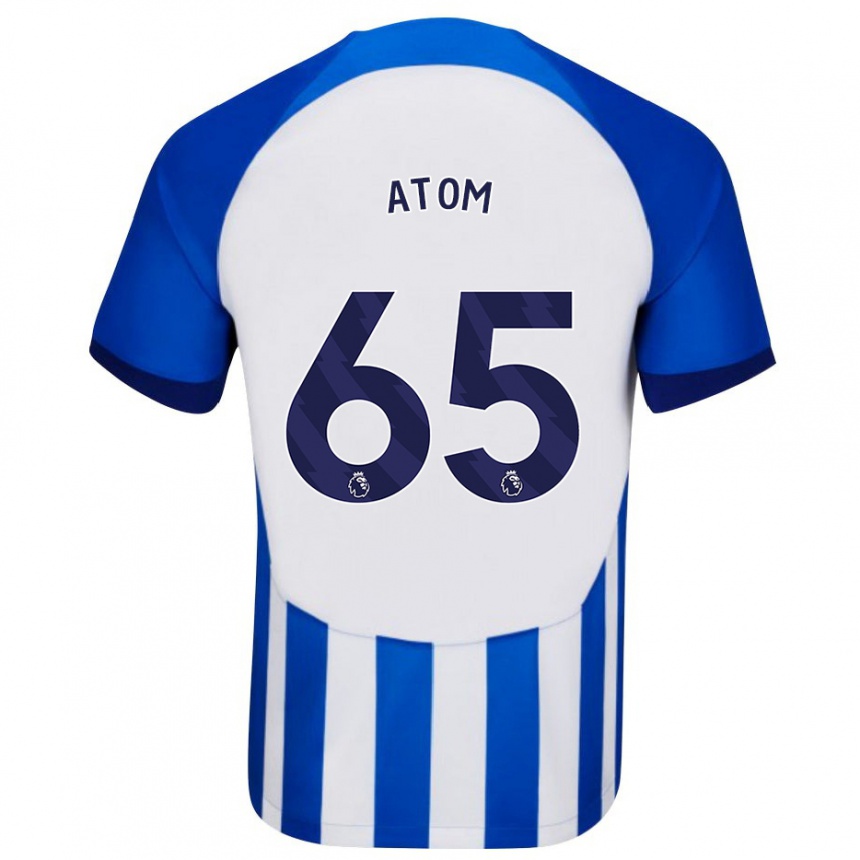 Men Football Noel Atom #65 Blue Home Jersey 2023/24 T-Shirt Canada