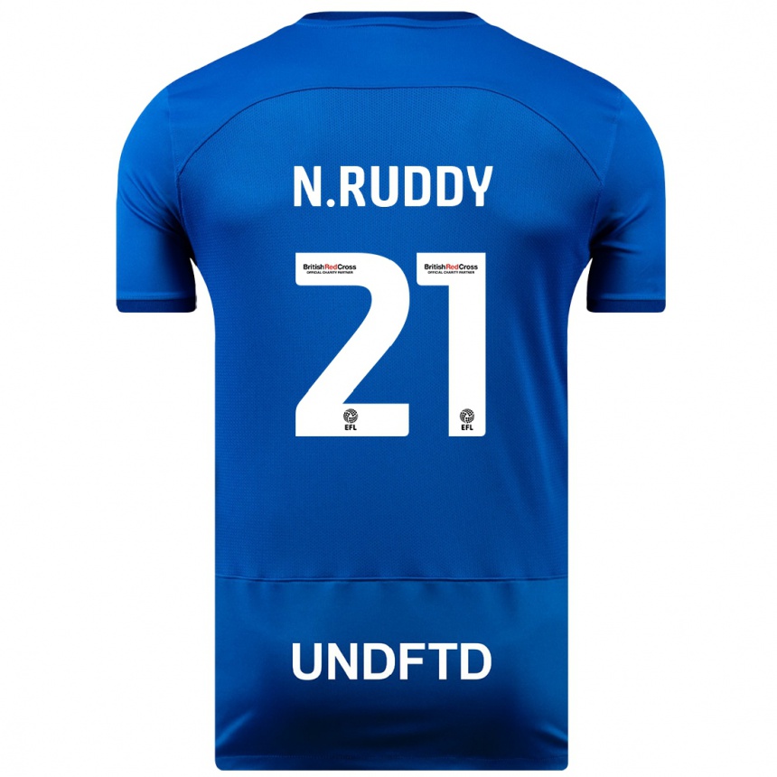 Men Football John Ruddy #21 Blue Home Jersey 2023/24 T-Shirt Canada