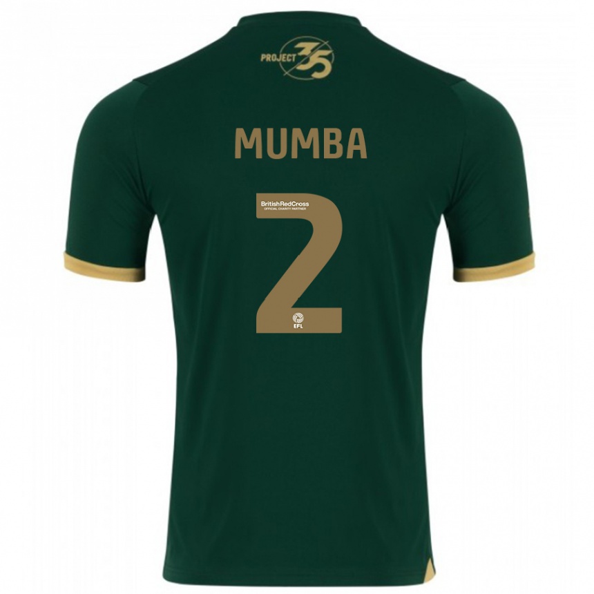 Men Football Bali Mumba #2 Green Home Jersey 2023/24 T-Shirt Canada