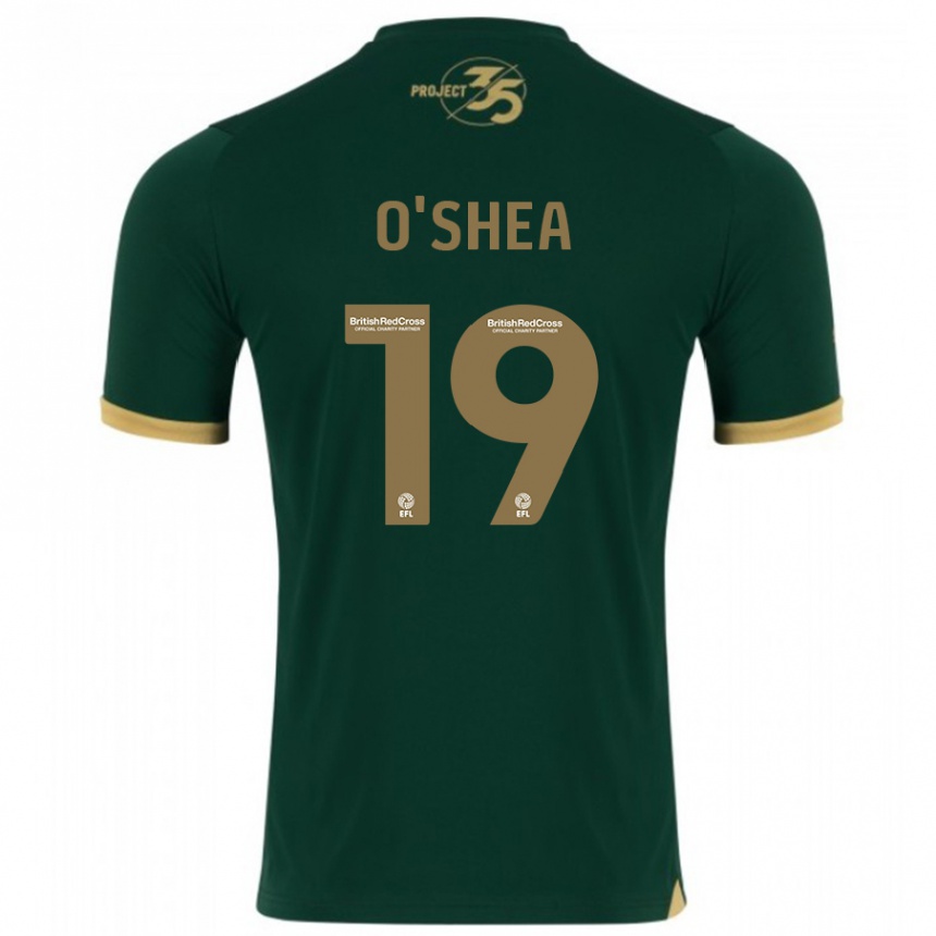 Men Football Erin O'shea #19 Green Home Jersey 2023/24 T-Shirt Canada