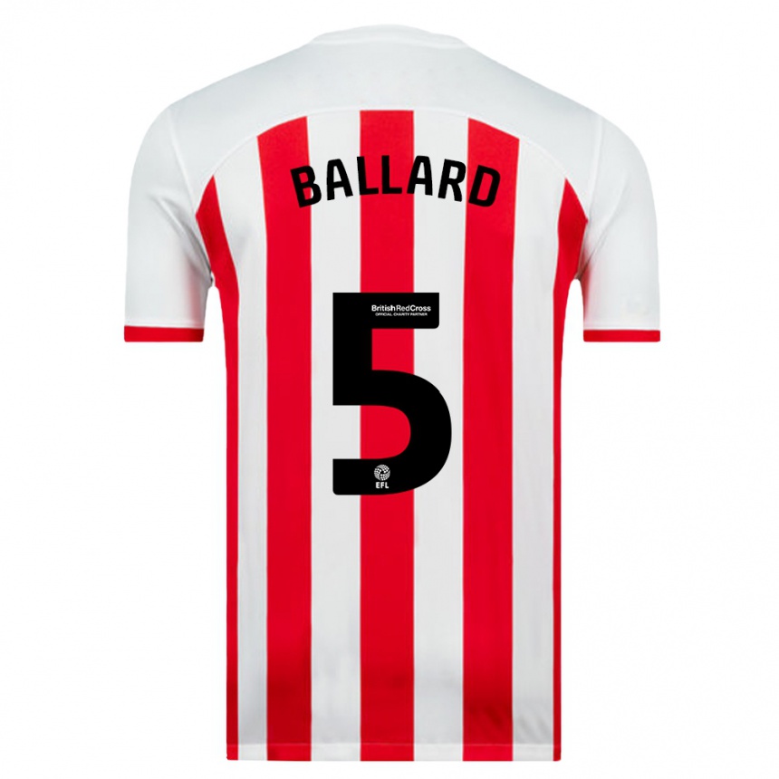 Homme Football Maillot Daniel Ballard #5 Blanc Tenues Domicile 2023/24 Canada