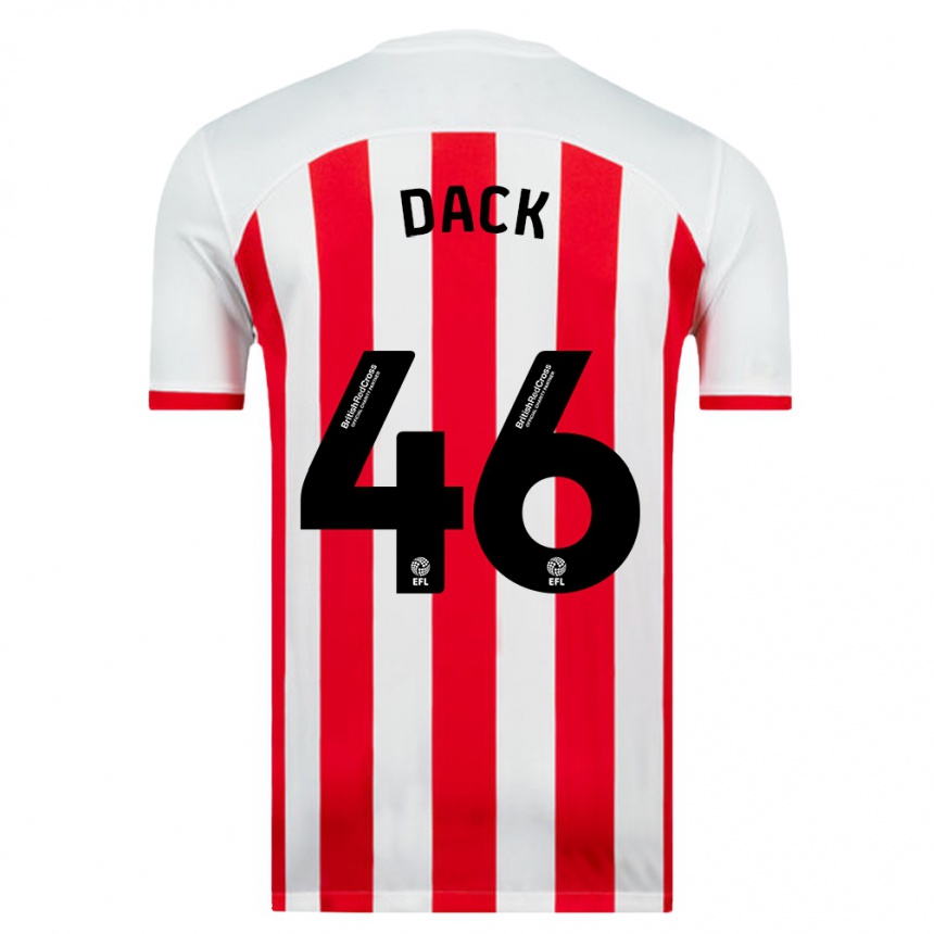 Homme Football Maillot Bradley Dack #46 Blanc Tenues Domicile 2023/24 Canada