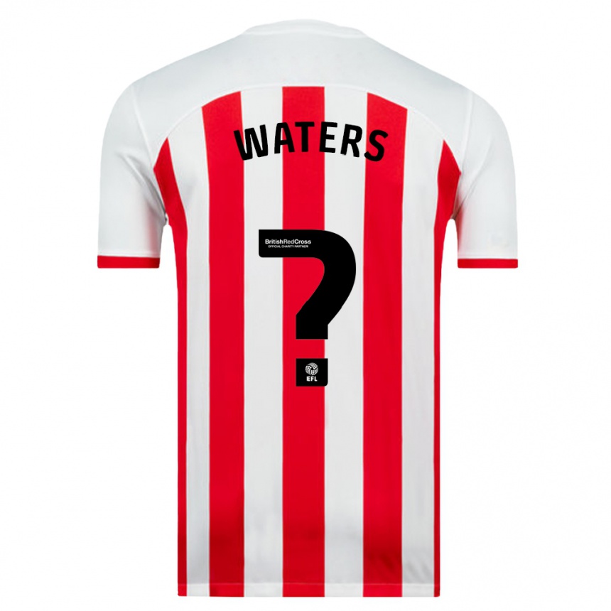 Men Football Jake Waters #0 White Home Jersey 2023/24 T-Shirt Canada