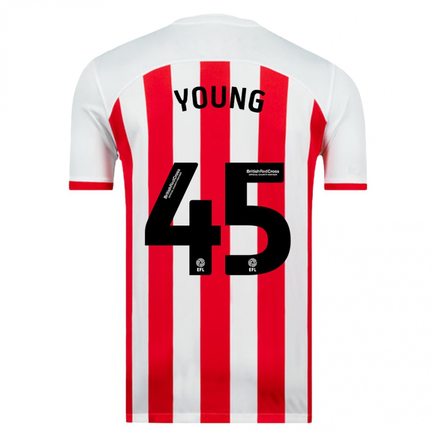 Homme Football Maillot Matthew Young #45 Blanc Tenues Domicile 2023/24 Canada