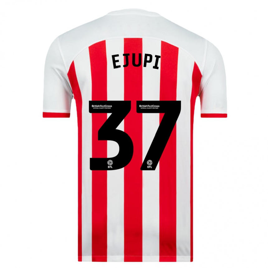 Men Football Elizabeta Ejupi #37 White Home Jersey 2023/24 T-Shirt Canada