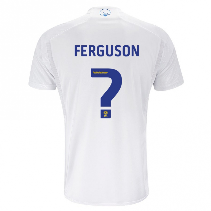 Men Football Connor Ferguson #0 White Home Jersey 2023/24 T-Shirt Canada