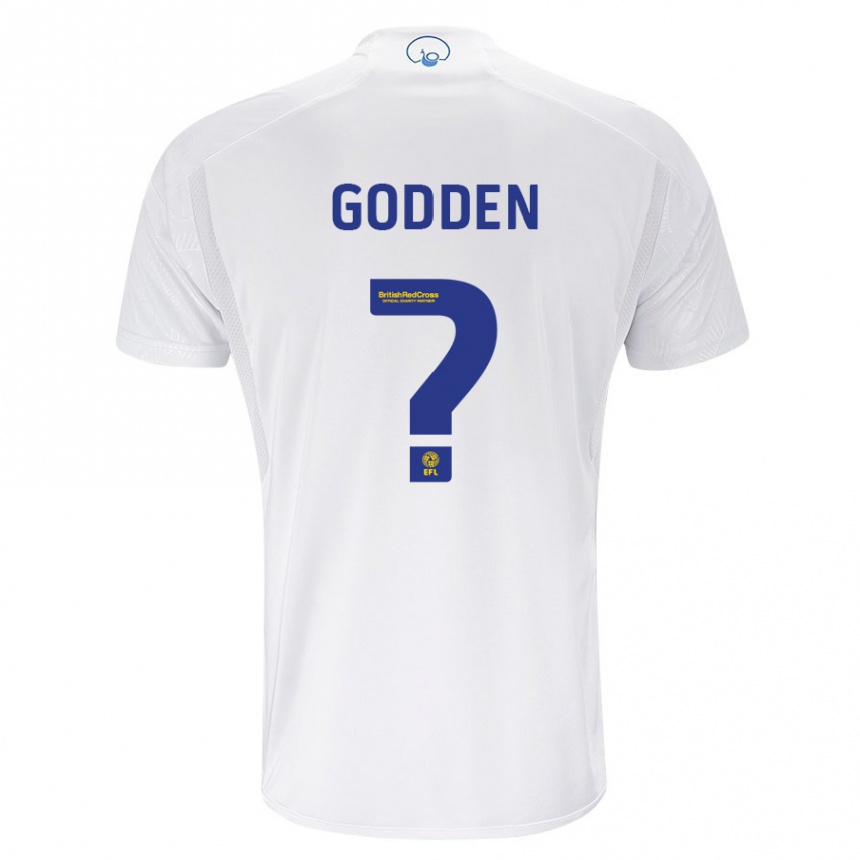 Men Football Scott Godden #0 White Home Jersey 2023/24 T-Shirt Canada