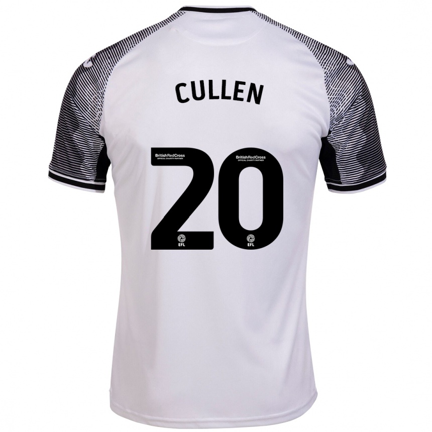 Men Football Liam Cullen #20 White Home Jersey 2023/24 T-Shirt Canada