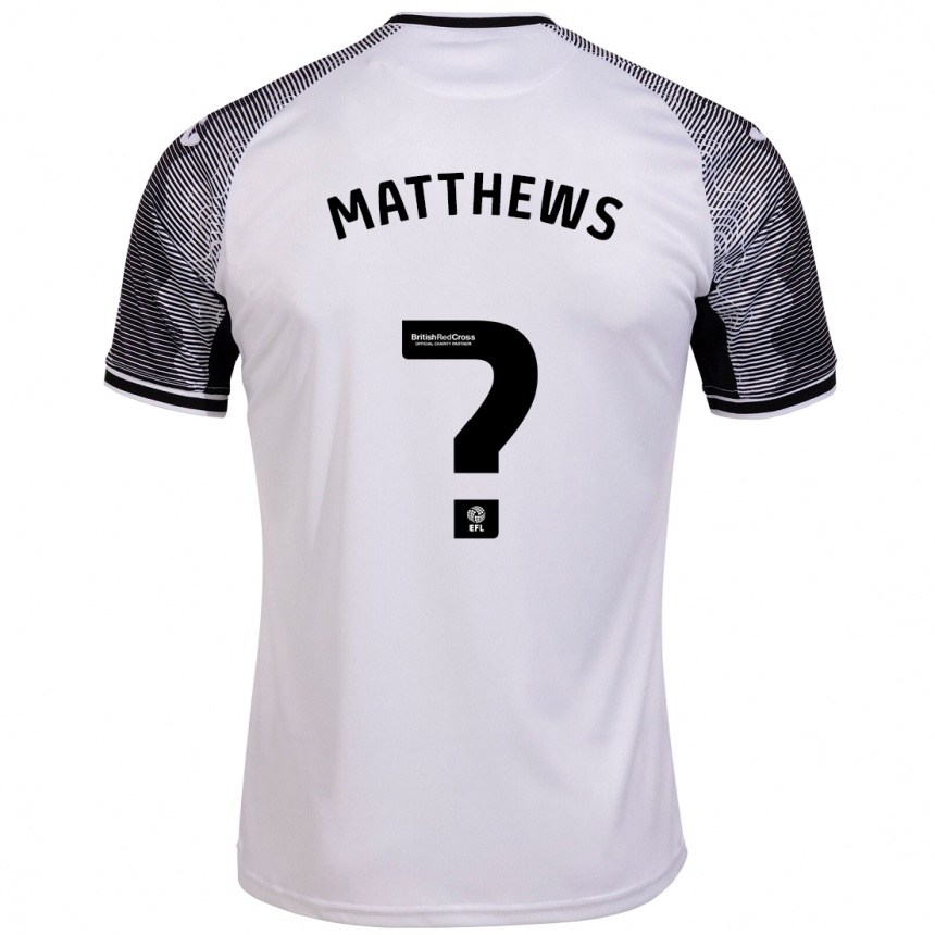 Men Football Archie Matthews #0 White Home Jersey 2023/24 T-Shirt Canada