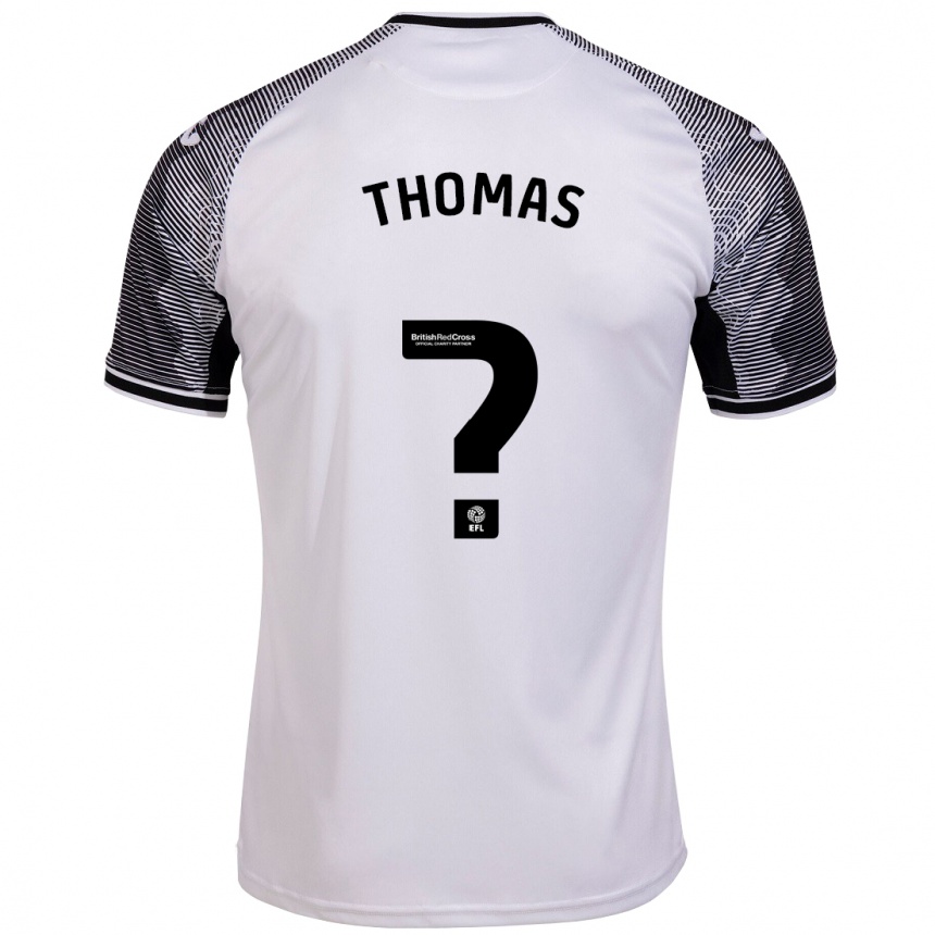 Men Football Joe Thomas #7 White Home Jersey 2023/24 T-Shirt Canada