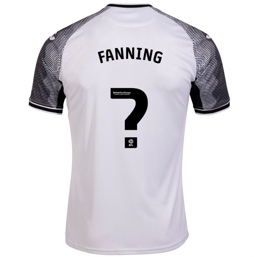 Men Football Jack Fanning #0 White Home Jersey 2023/24 T-Shirt Canada