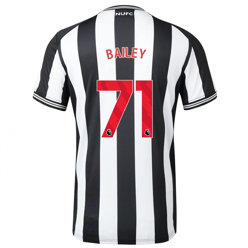 Homme Football Maillot Scott Bailey #71 Noir Blanc Tenues Domicile 2023/24 Canada