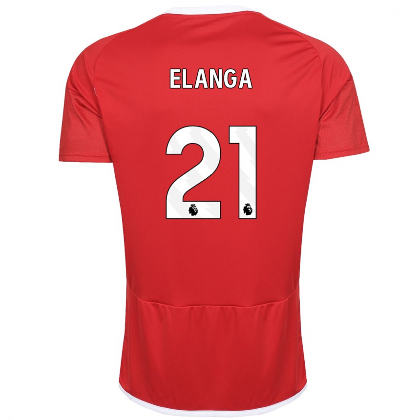 Men Football Anthony Elanga #21 Red Home Jersey 2023/24 T-Shirt Canada