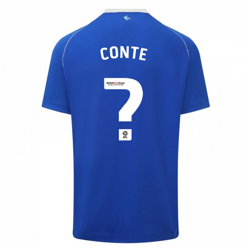 Men Football Raheem Conte #0 Blue Home Jersey 2023/24 T-Shirt Canada