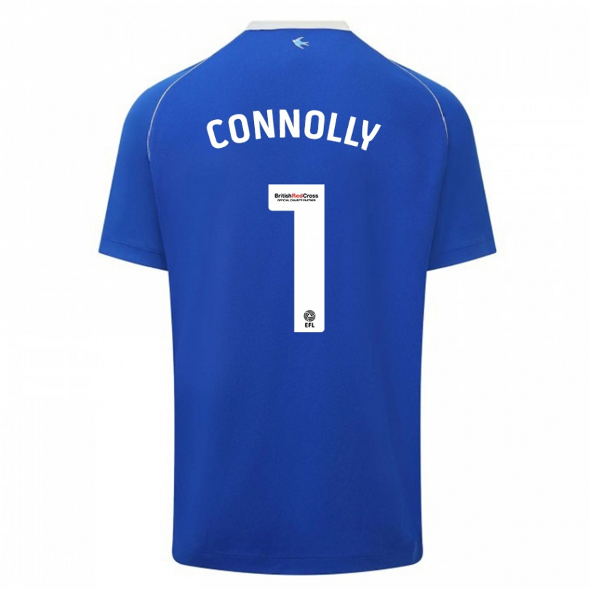 Men Football Daisy Connolly #1 Blue Home Jersey 2023/24 T-Shirt Canada