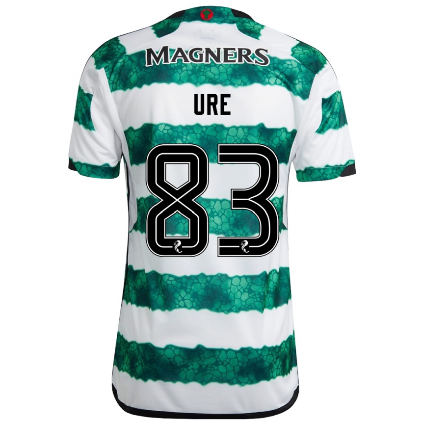 Men Football Kyle Ure #83 Green Home Jersey 2023/24 T-Shirt Canada