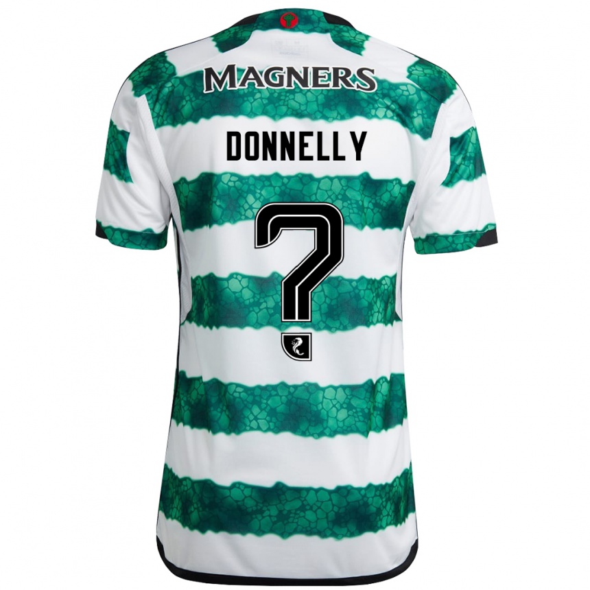 Men Football Jacob Donnelly #0 Green Home Jersey 2023/24 T-Shirt Canada