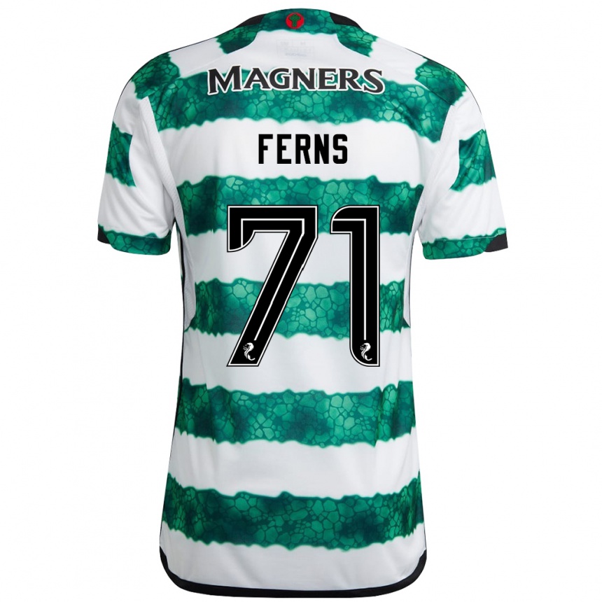 Men Football Abbie Ferns #71 Green Home Jersey 2023/24 T-Shirt Canada