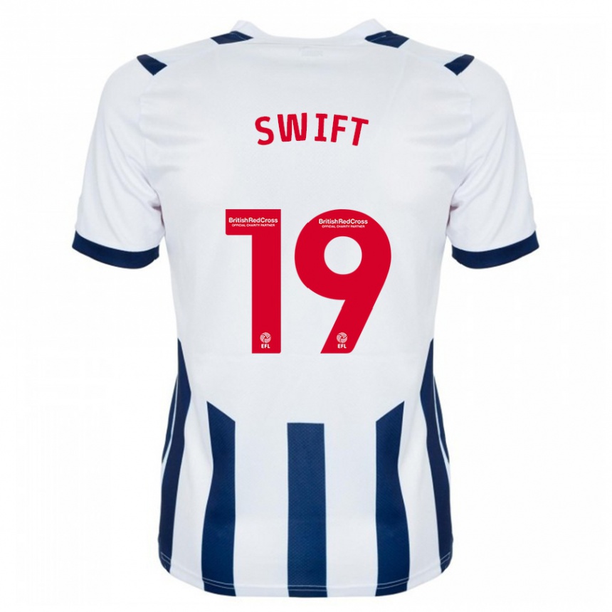 Men Football John Swift #19 White Home Jersey 2023/24 T-Shirt Canada