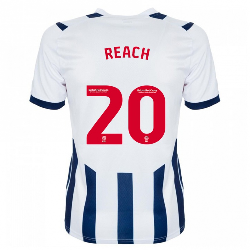 Men Football Adam Reach #20 White Home Jersey 2023/24 T-Shirt Canada