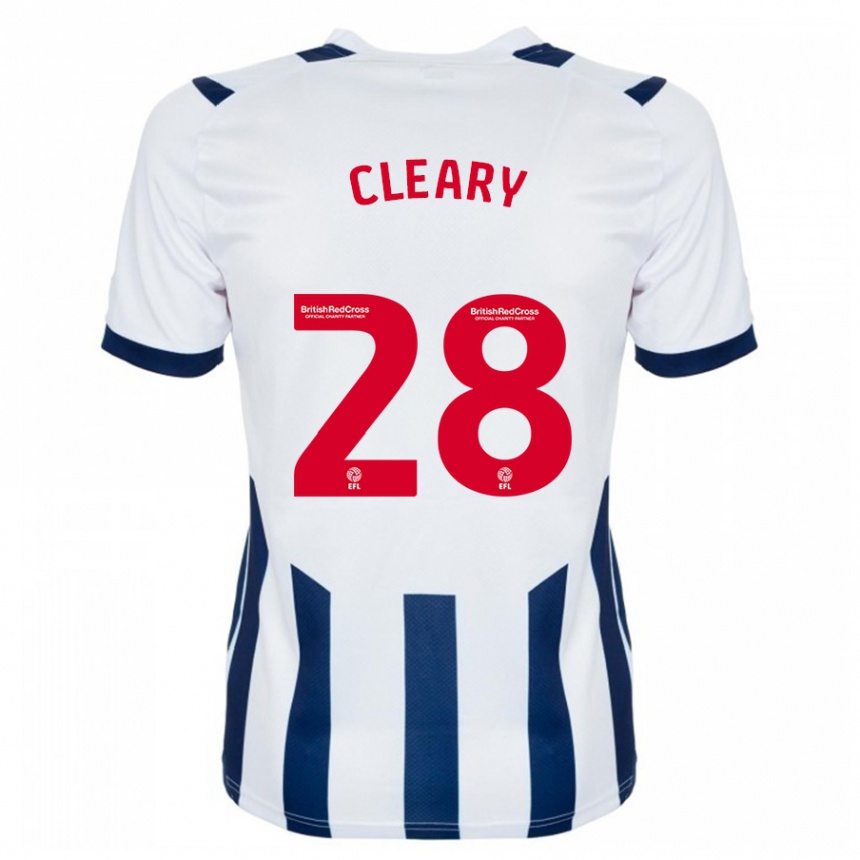 Men Football Reyes Cleary #28 White Home Jersey 2023/24 T-Shirt Canada