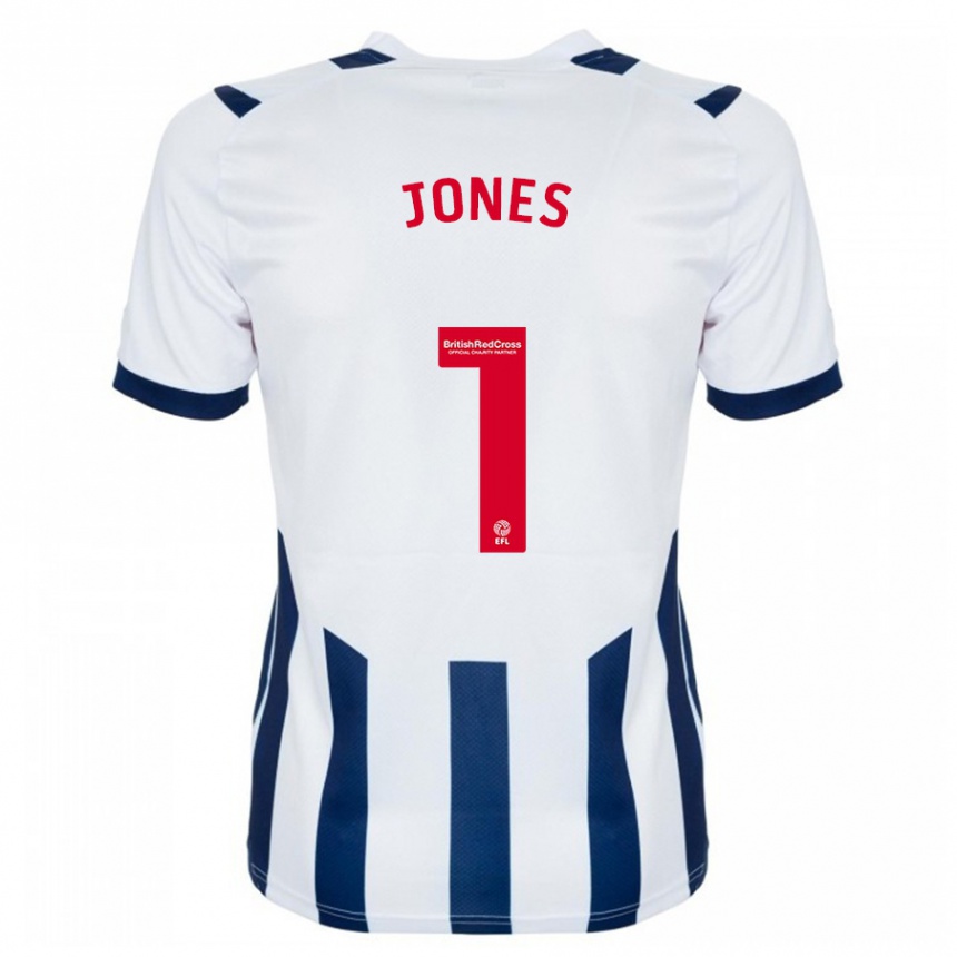 Men Football Lucy Jones #1 White Home Jersey 2023/24 T-Shirt Canada