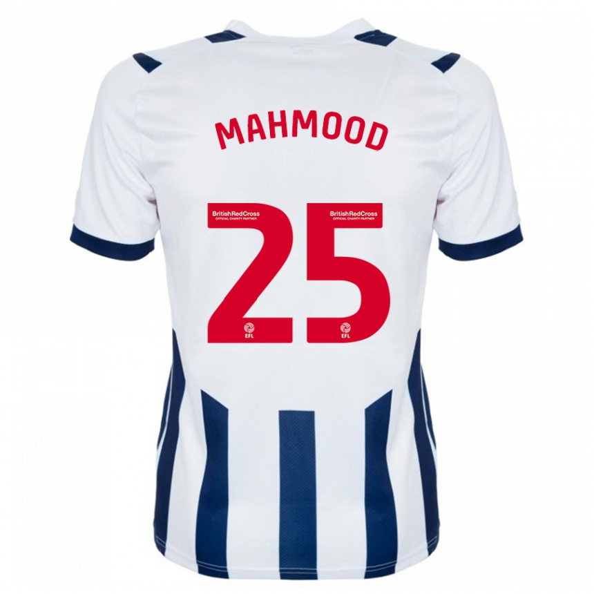 Men Football Mahmood #25 White Home Jersey 2023/24 T-Shirt Canada