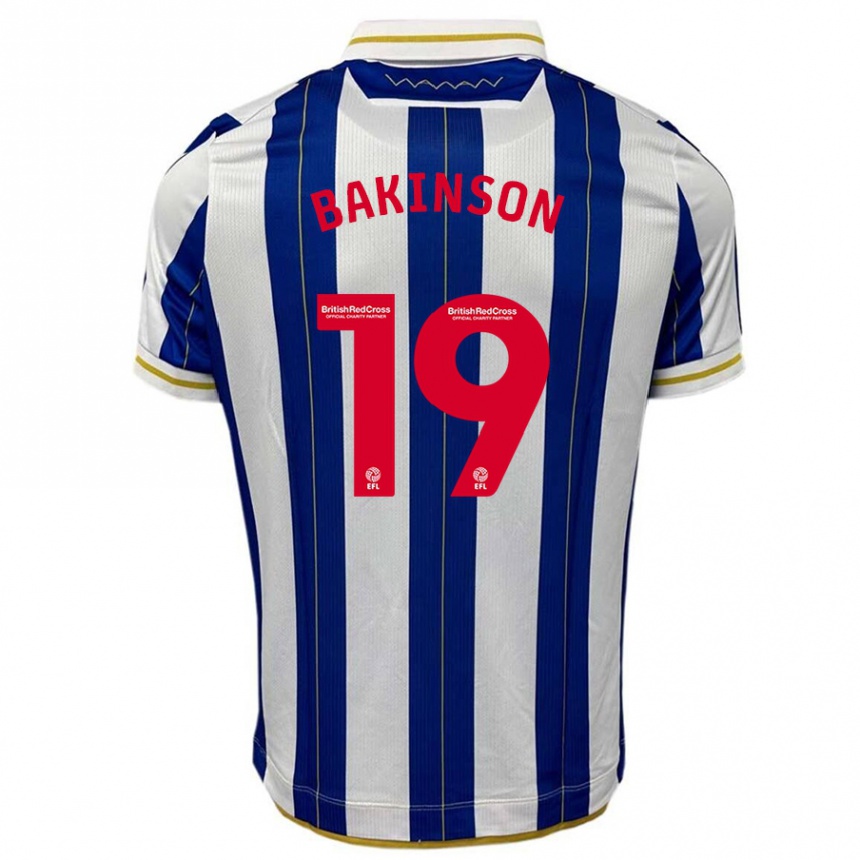 Men Football Tyreeq Bakinson #19 Blue White Home Jersey 2023/24 T-Shirt Canada