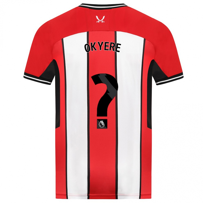 Men Football Seth Okyere #0 Red Home Jersey 2023/24 T-Shirt Canada